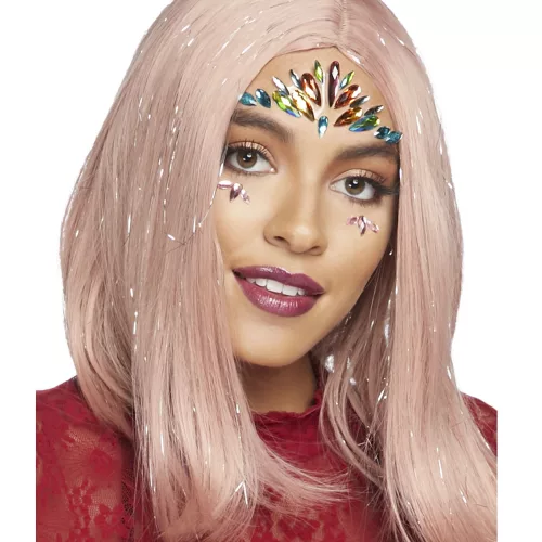 Photo du produit Bijoux pour visage adhésifs multicolores