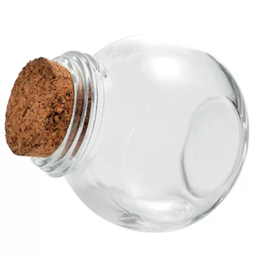 Photo du produit Petit bocal en verre avec bouchon liège 5,5 cm