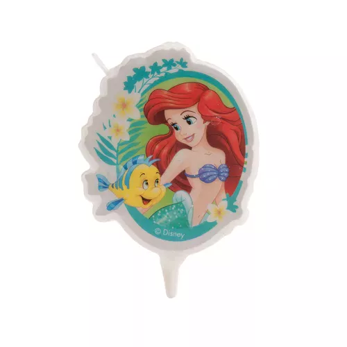 Photo du produit Bougie d'anniversaire La Petite Sirène 7,5 cm