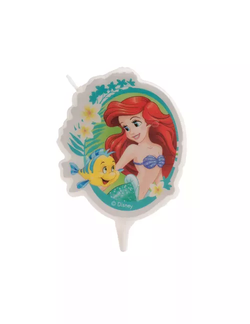 Photo du produit Bougie d'anniversaire La Petite Sirène 7,5 cm