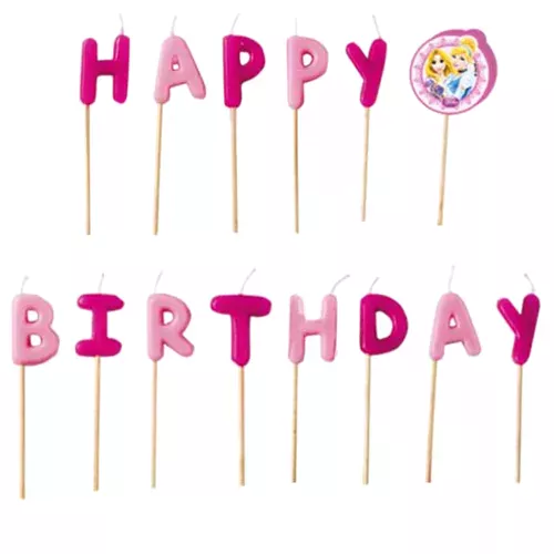 Photo du produit Bougies Happy Birthday Disney Princesses