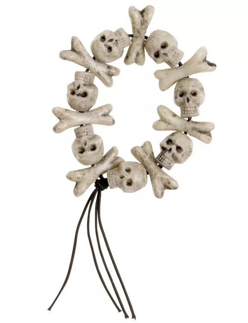 Photo du produit Bracelet avec crâne et os