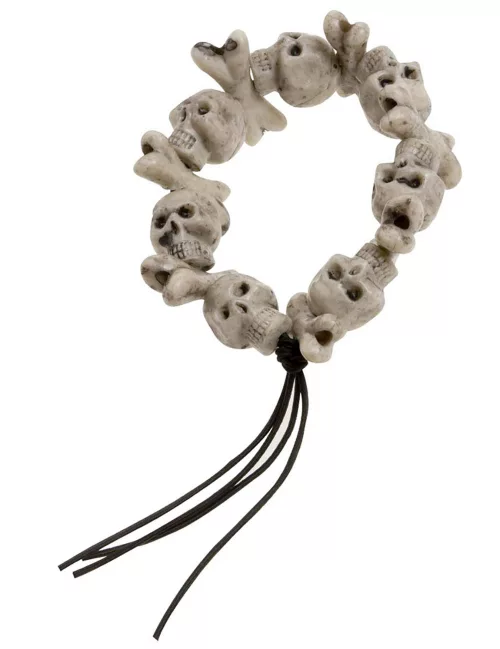 Photo du produit Bracelet avec crâne et os
