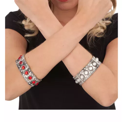 Photo du produit Bracelet reine médiévale rouge adulte