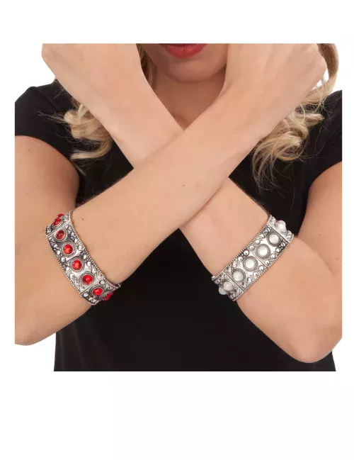 Photo du produit Bracelet reine médiévale rouge adulte