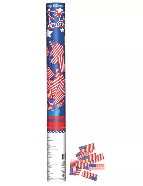 Photo du produit Canon confettis drapreau USA 60cm