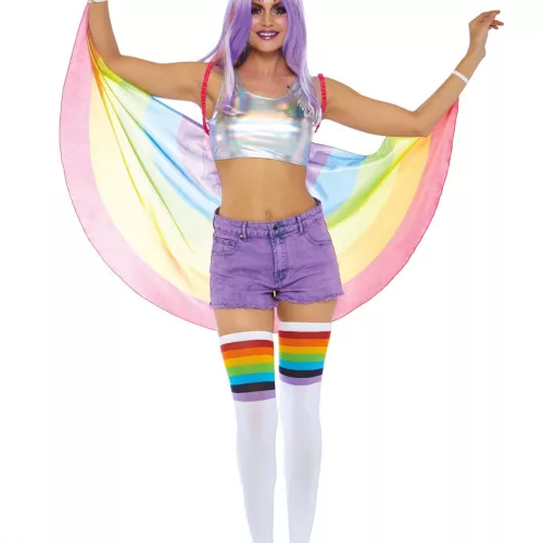 Photo du produit Cape arc-en-ciel adulte