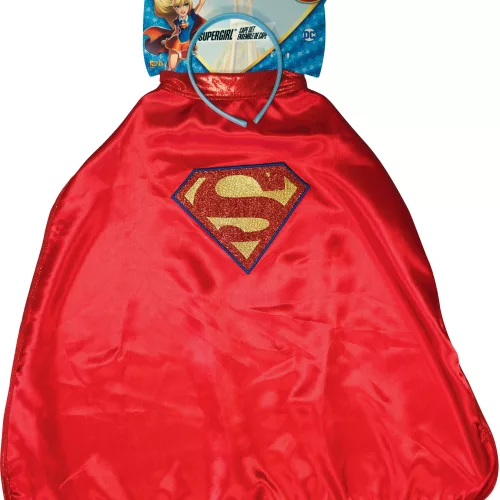 Photo du produit Cape et Serre-tête Supergirl Super Hero Girls enfant