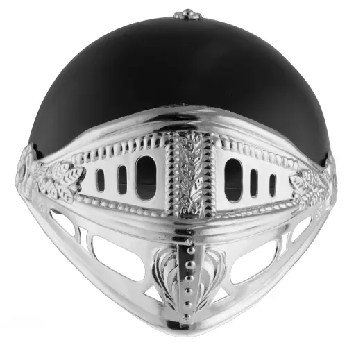 Photo du produit Casque chevalier noir et argent enfant
