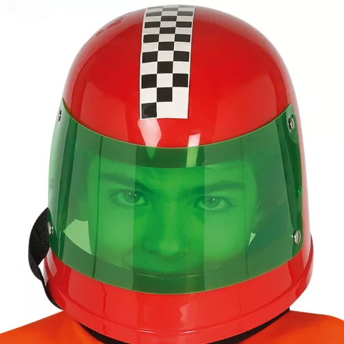 Photo du produit Casque pilote formule 1 rouge enfant