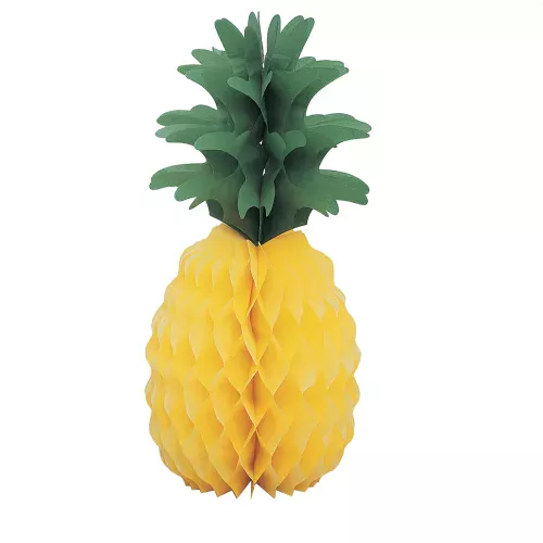Photo du produit Décoration ananas en papier 35 cm