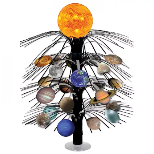 Photo du produit Centre de table en cascade système solaire 45 cm