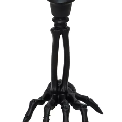 Photo du produit Chandelier en résine squelette noir 16 cm