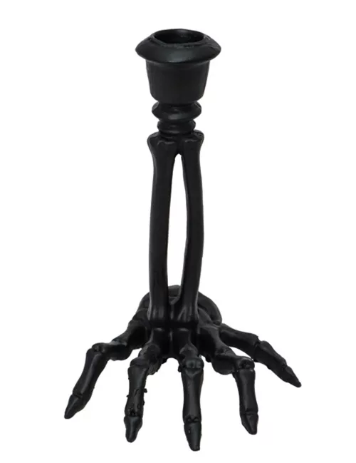 Photo du produit Chandelier en résine squelette noir 16 cm