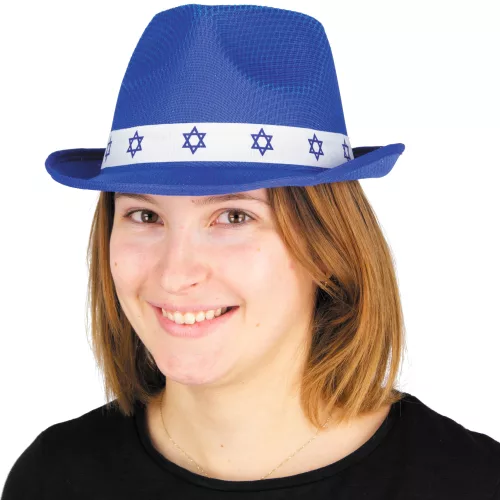 Photo du produit Chapeau Bar Mitzvah bleu adulte