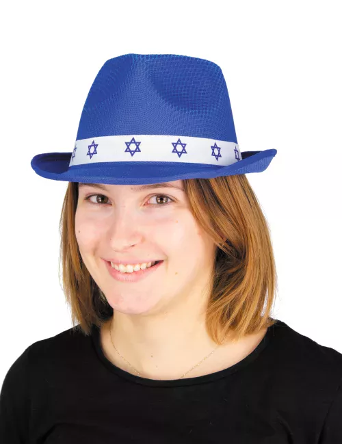 Photo du produit Chapeau Bar Mitzvah bleu adulte