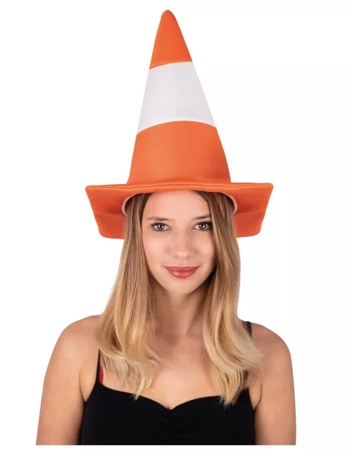 Photo du produit Chapeau cône de chantier adulte