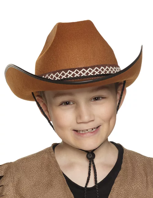 Photo du produit Chapeau cowboy marron enfant