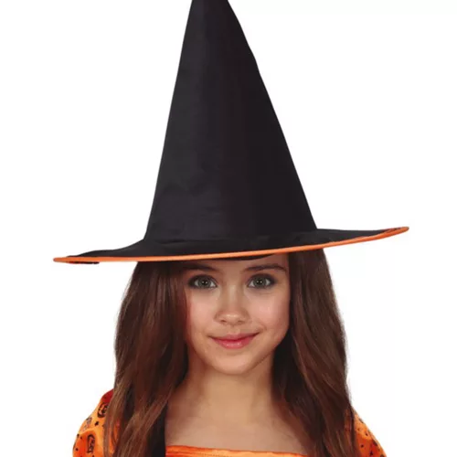 Photo du produit Chapeau sorcière avec liseré orange enfant