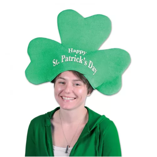 Photo du produit Chapeau trèfles Happy Saint Patrick's day adulte