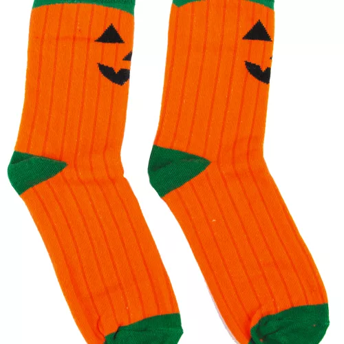Photo du produit Chaussettes citrouille effrayante