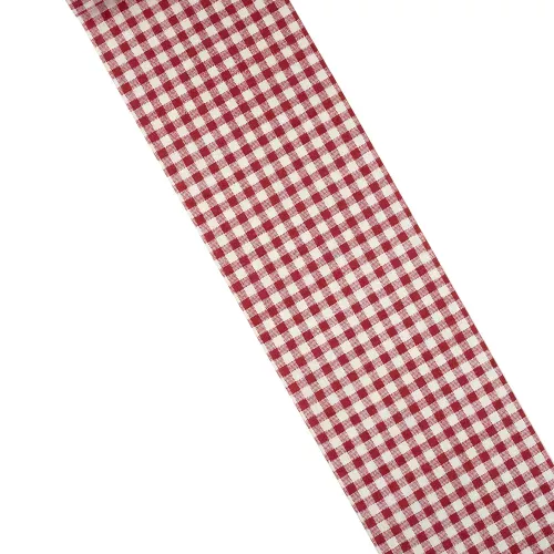 Photo du produit Chemin de table lin vichy 15 cm x 5 m