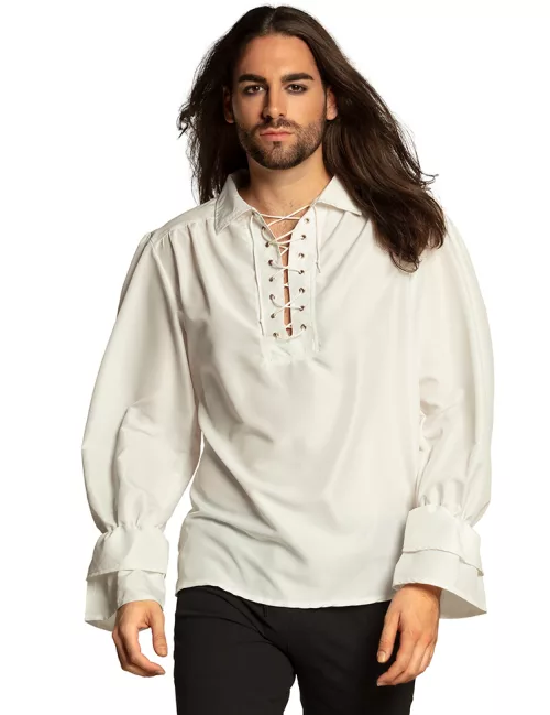 Photo du produit Chemisier pirate blanc homme