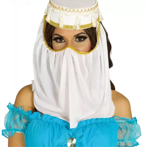 Photo du produit Coiffe princesse orientale blanche femme