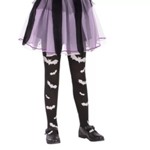 Photo du produit Collant noir chauve-souris fille