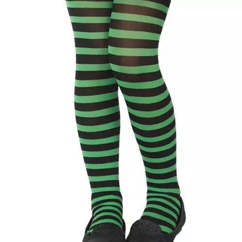 Photo du produit Collant rayé vert et noir enfant