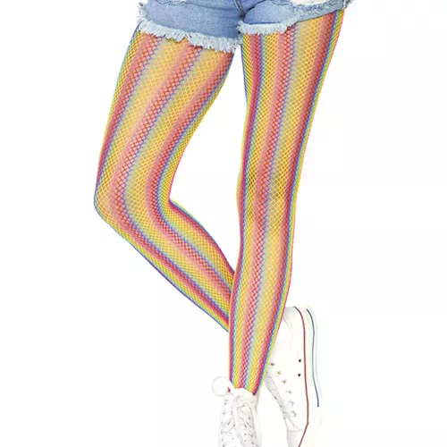 Photo du produit Collants résille arc-en-ciel femme