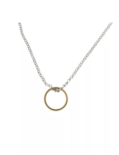 Photo du produit Collier anneau doré
