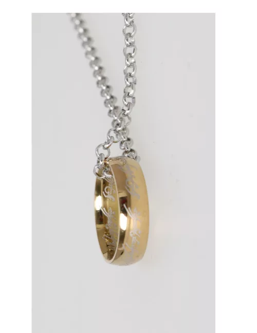 Photo du produit Collier anneau doré
