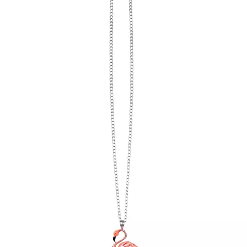 Photo du produit Collier en métal flamant rose adulte