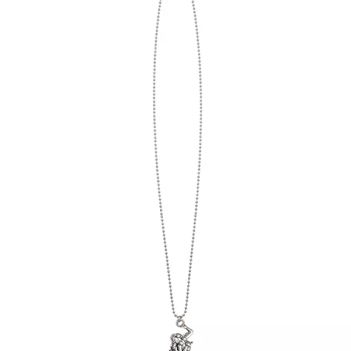 Photo du produit Collier en métal sirène argentée adulte