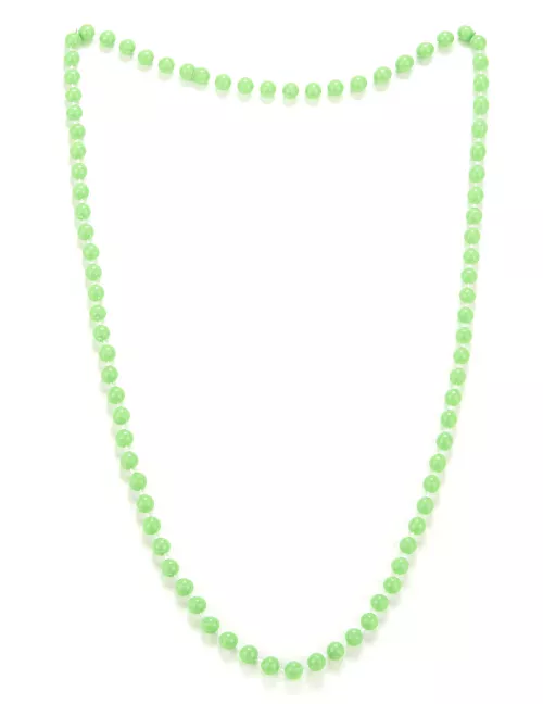 Photo du produit Collier perles vertes adulte