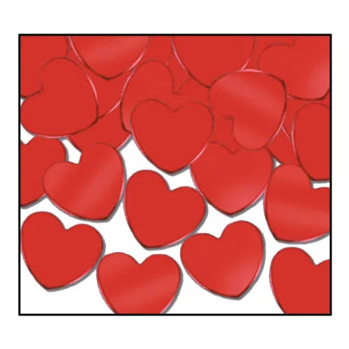Photo du produit Confettis de table c?urs rouges 28 g
