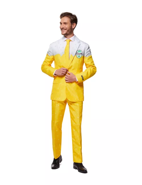 Photo du produit Costume Mr Bière jaune Suitmeisters adulte