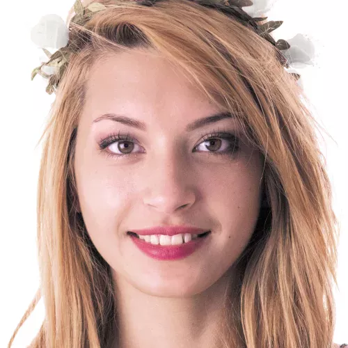 Photo du produit Couronne de fleurs blanches adulte