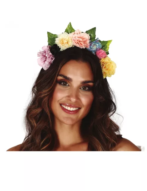 Photo du produit Couronne de fleurs pastel