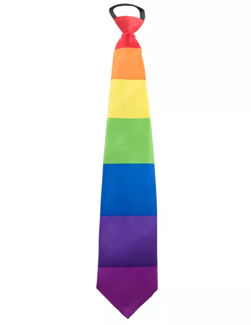 Photo du produit Cravate arc-en-ciel adulte
