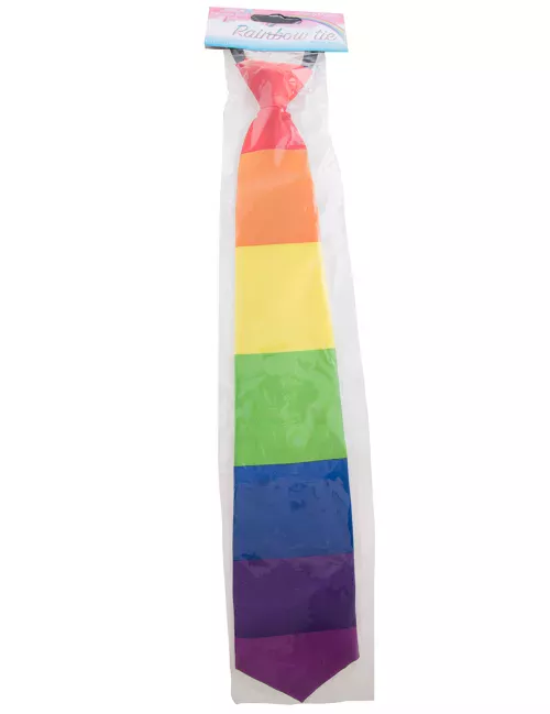 Photo du produit Cravate arc-en-ciel adulte