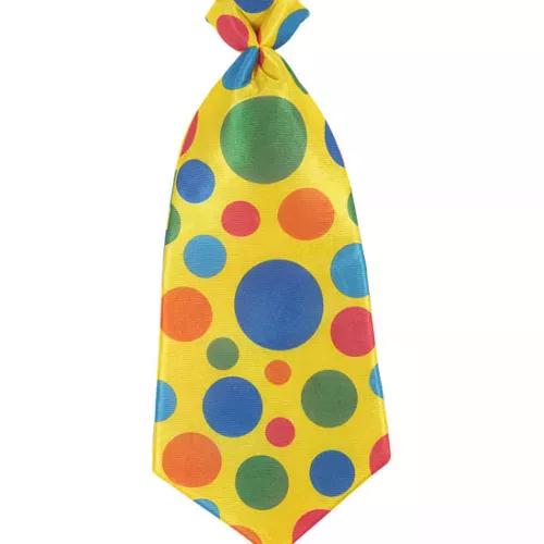 Photo du produit Cravate à pois clown adulte