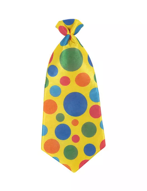Photo du produit Cravate à pois clown adulte