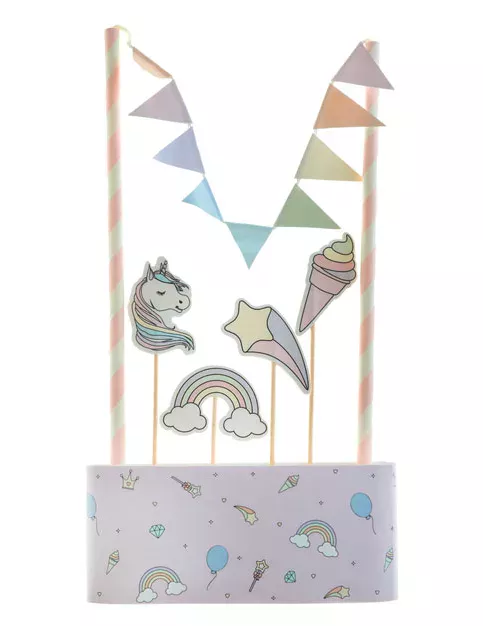 Photo du produit Décoration de gâteau licorne