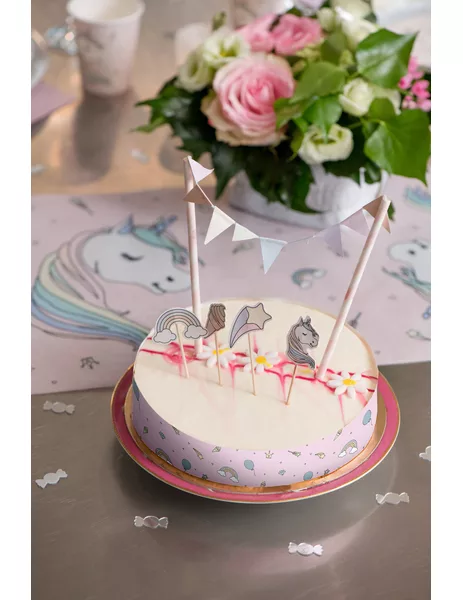 Photo du produit Décoration de gâteau licorne