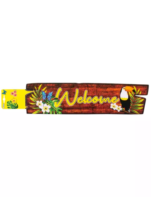 Photo du produit Décoration murale welcome toucan 60 x 13 cm