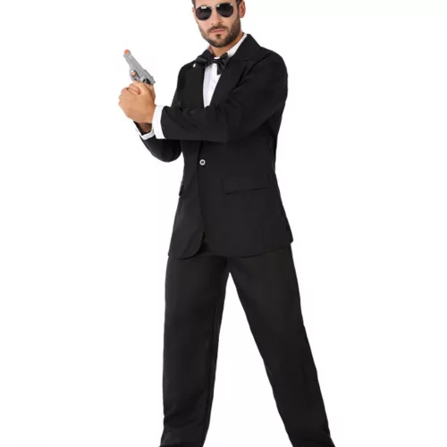 Photo du produit Déguisement agent secret en smoking homme