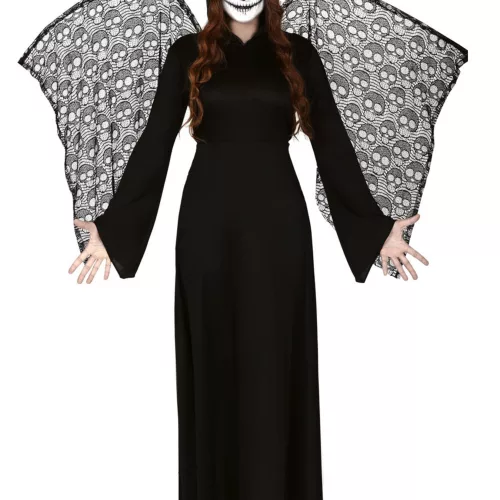 Photo du produit Déguisement ange de la mort ailes dentelles femme