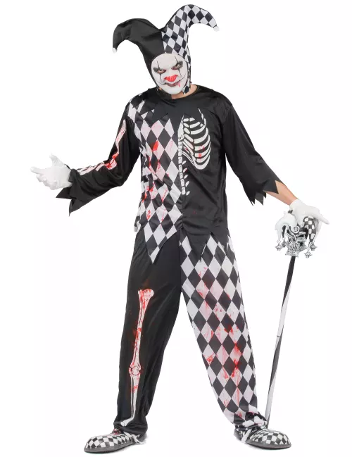 Photo du produit Déguisement arlequin ensanglanté homme
